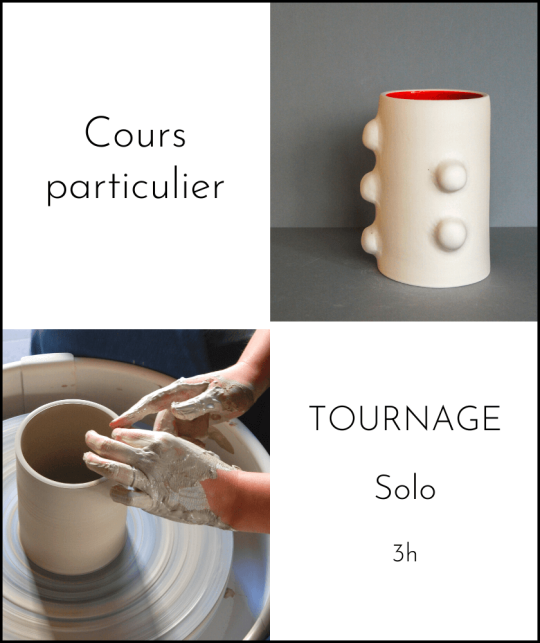 Cours particulier tournage céramique Suresnes 92 | Audrey Jezic