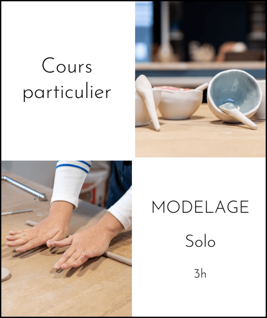 Cours particulier modelage poterie céramique 92 |  Audrey Jezic