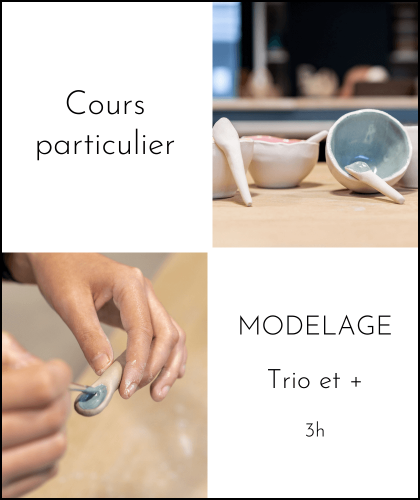 Cours particulier modelage poterie céramique 92 | Audrey Jezic