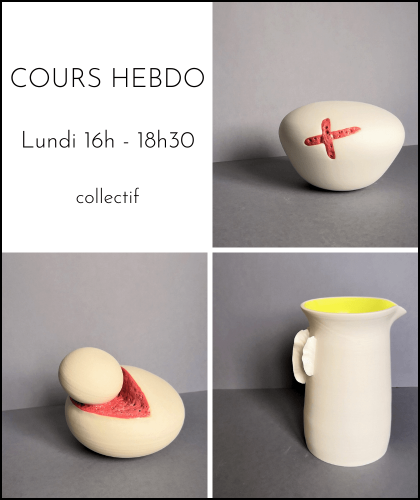 Cours hebdo poterie céramique ouest Paris | Audrey Jezic Céramiques