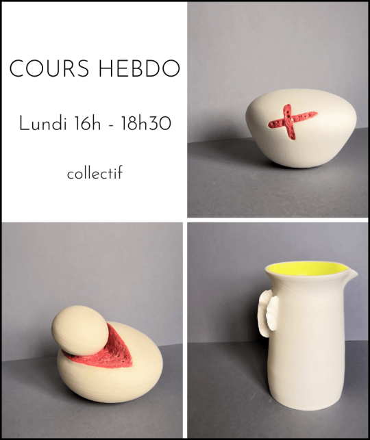 Cours hebdo poterie céramique ouest Paris | Audrey Jezic Céramiques