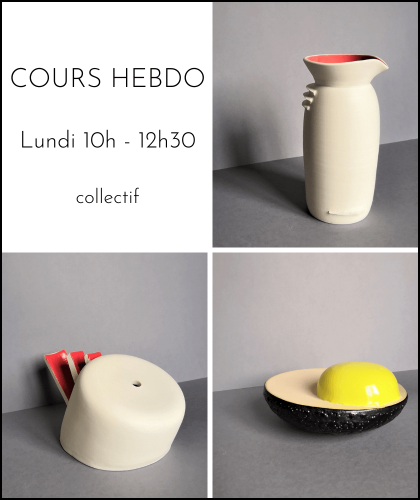 Cours hebdo poterie céramique ouest Paris | Audrey Jezic Céramiques