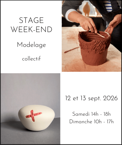 Stage modelage poterie céramique Suresnes | Audrey Jezic Céramiques